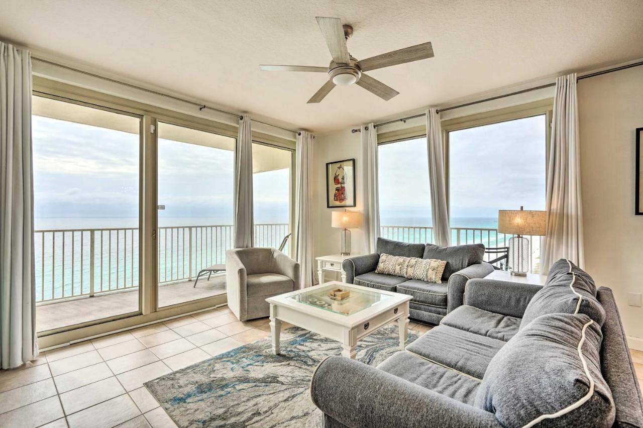 Beachfront Pcb Condo With Ocean View, Pool Access! Panama City Beach Bagian luar foto