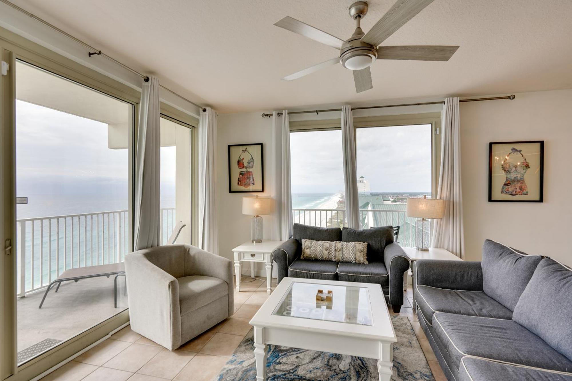 Beachfront Pcb Condo With Ocean View, Pool Access! Panama City Beach Bagian luar foto